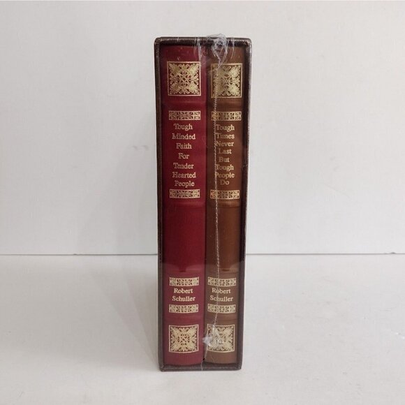 Sealed Boxed Set Books Robert Schuller Tough Times Never Last Tough Minded Faith - Picture 1 of 7
